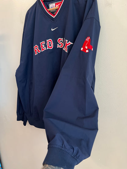 00s Boston Red Sox Nike Pullover Windbreaker (L)