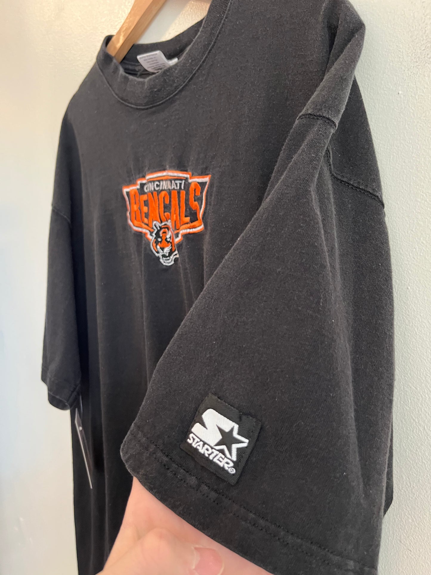 90s Cincinnati Bengals Embroidered Starter Tee (XL)