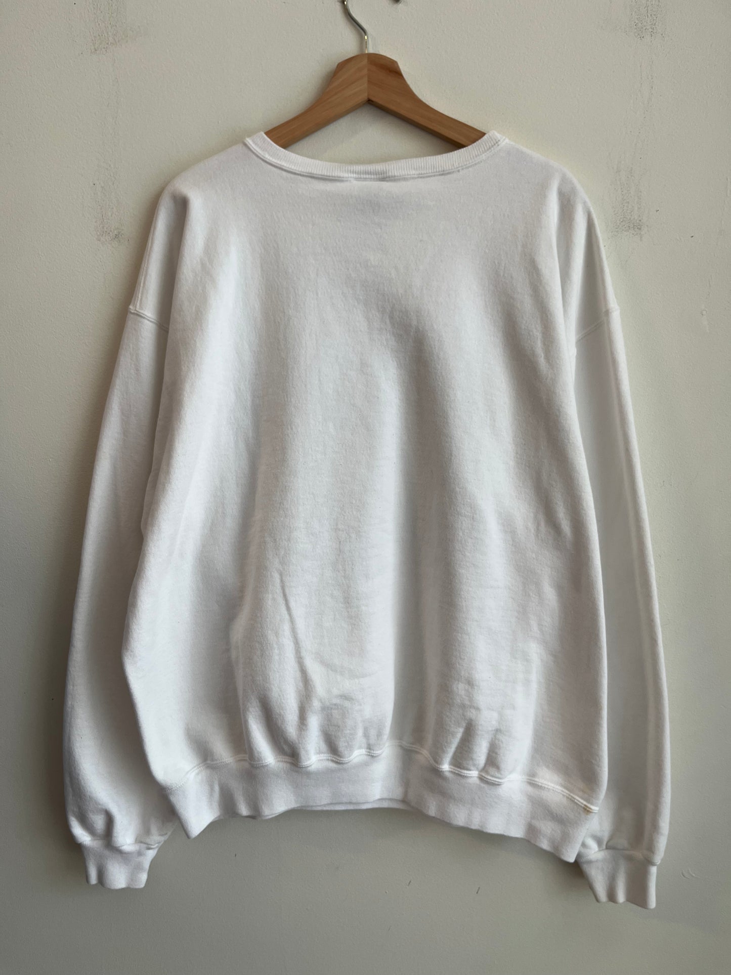 1993 Carolina Panthers White Champion Crewneck (XXL)