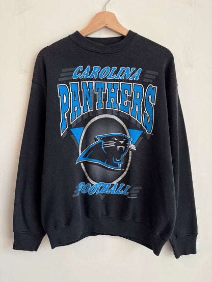 1993 Carolina Panthers Circle Spell Out Crewneck (M)