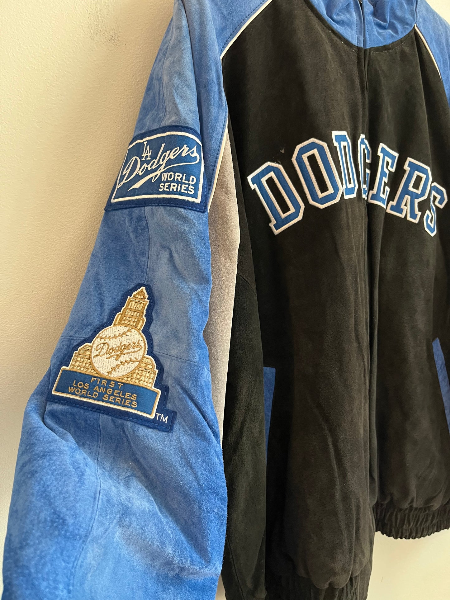00s Los Angeles Dodgers Suede MLB Jacket (XL)