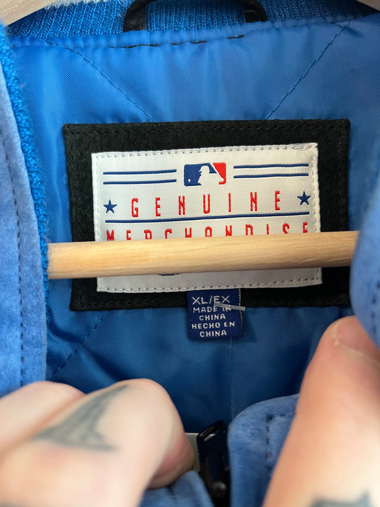 00s Los Angeles Dodgers Suede MLB Jacket (XL)