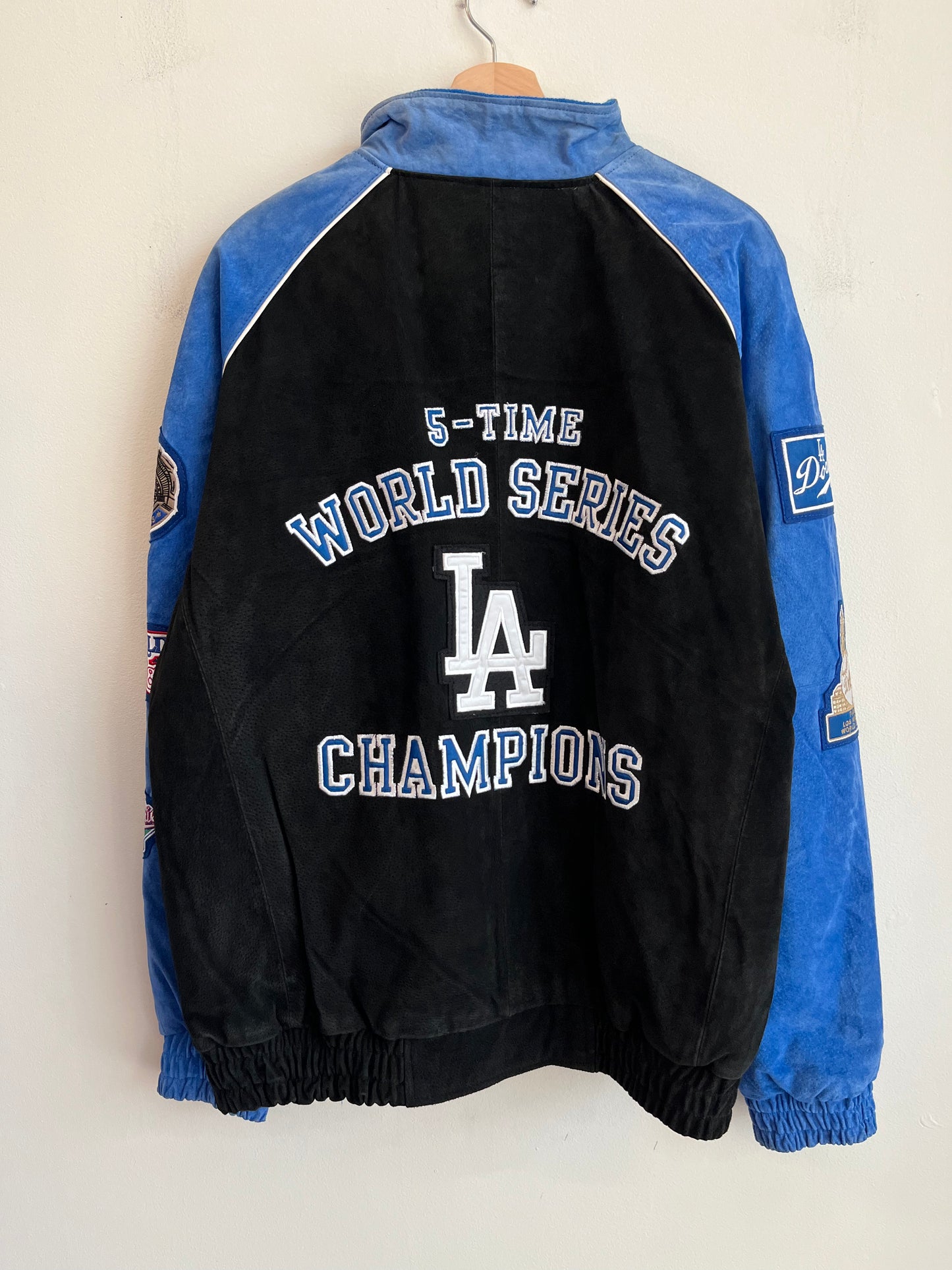 00s Los Angeles Dodgers Suede MLB Jacket (XL)