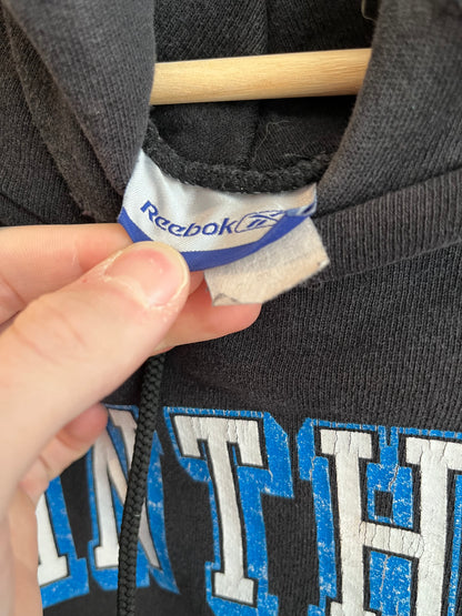 00s Carolina Panthers Reebok Spell Out Hoodie (XL)