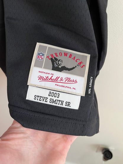 Carolina Panthers Steve Smith Fully Stitched Mitchell & Ness Jersey (M)