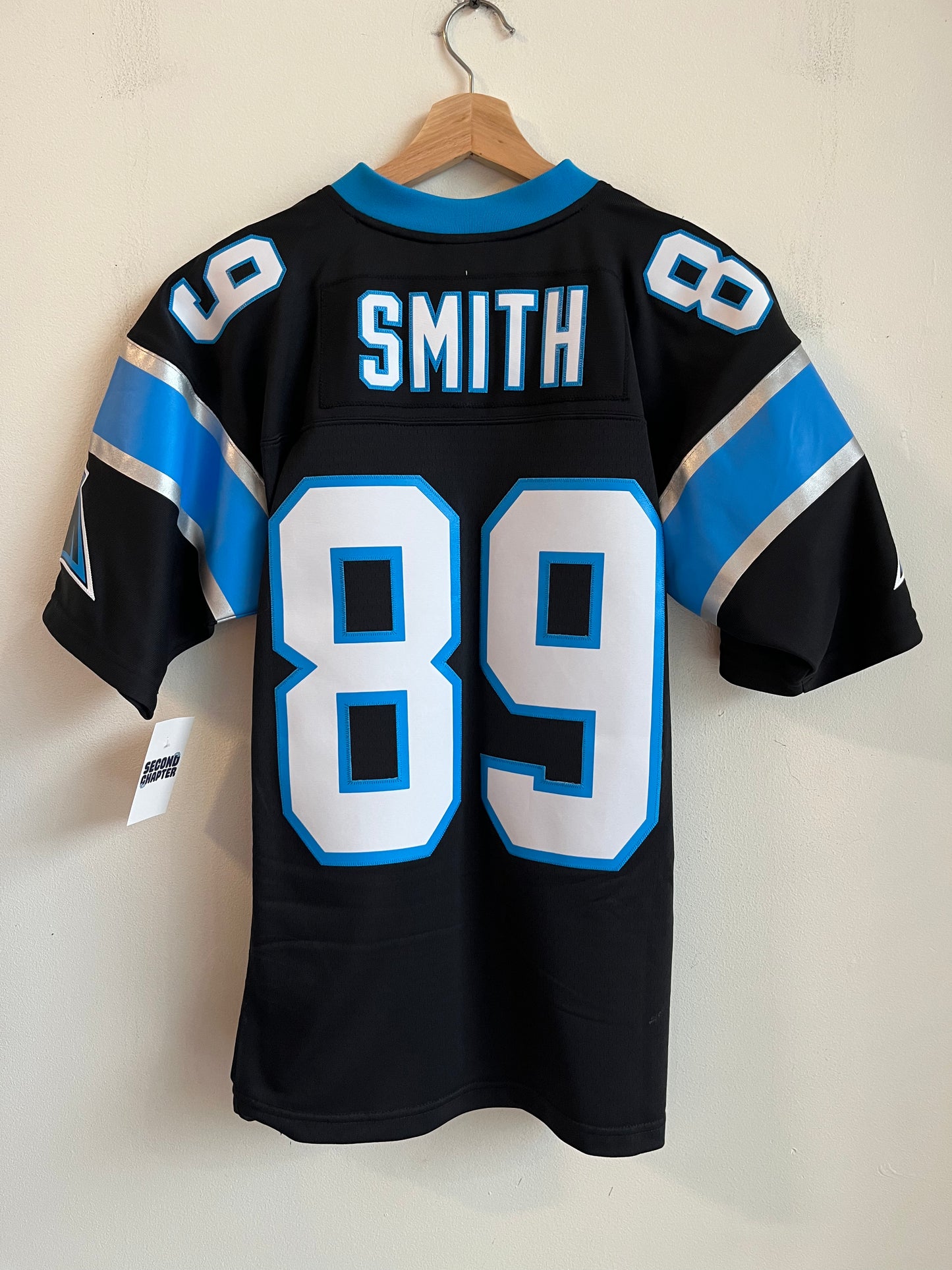 Carolina Panthers Steve Smith Fully Stitched Mitchell & Ness Jersey (M)
