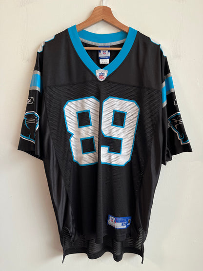 2000s Steve Smith Carolina Panthers Reebok Home Jersey (M)