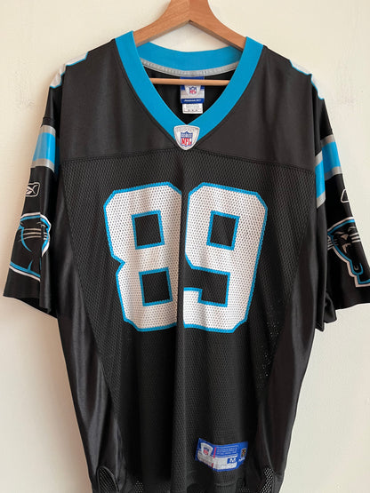 2000s Steve Smith Carolina Panthers Reebok Home Jersey (M)