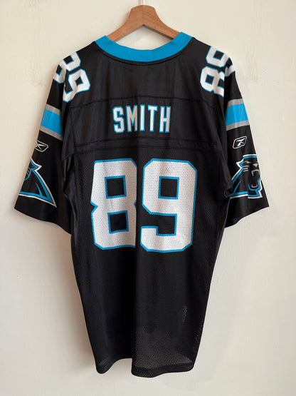 2000s Steve Smith Carolina Panthers Reebok Home Jersey (M)