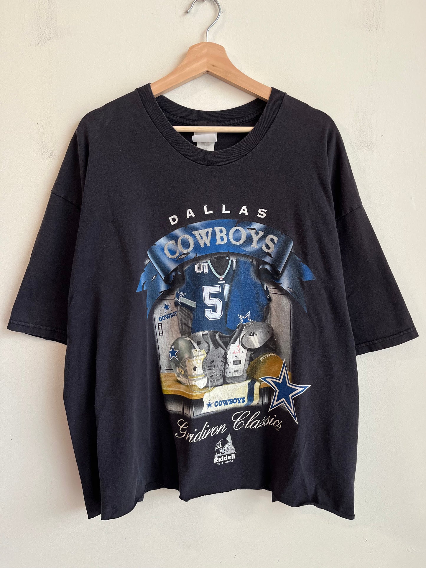 1998 Dallas Cowboys Gridiron Classics Riddell Cropped Tee (XL)
