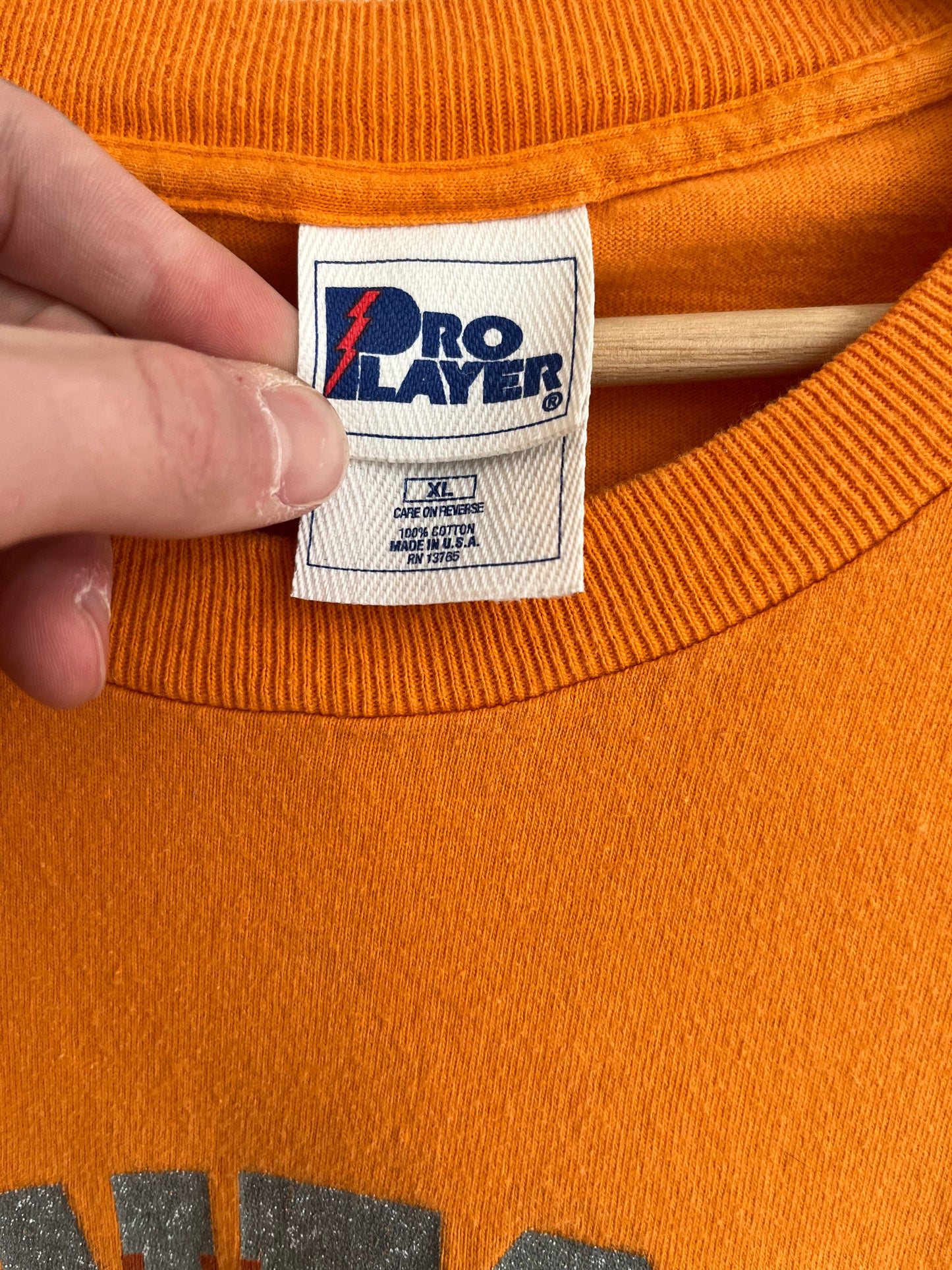 University Of Tennessee Vols Pro Player Orange Spell Out Tee (XL)