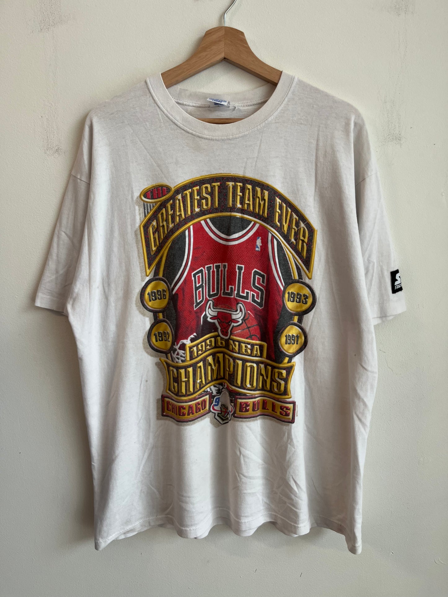 1996 Chicago Bulls NBA Champions Greatest Team Starter Tee (L)
