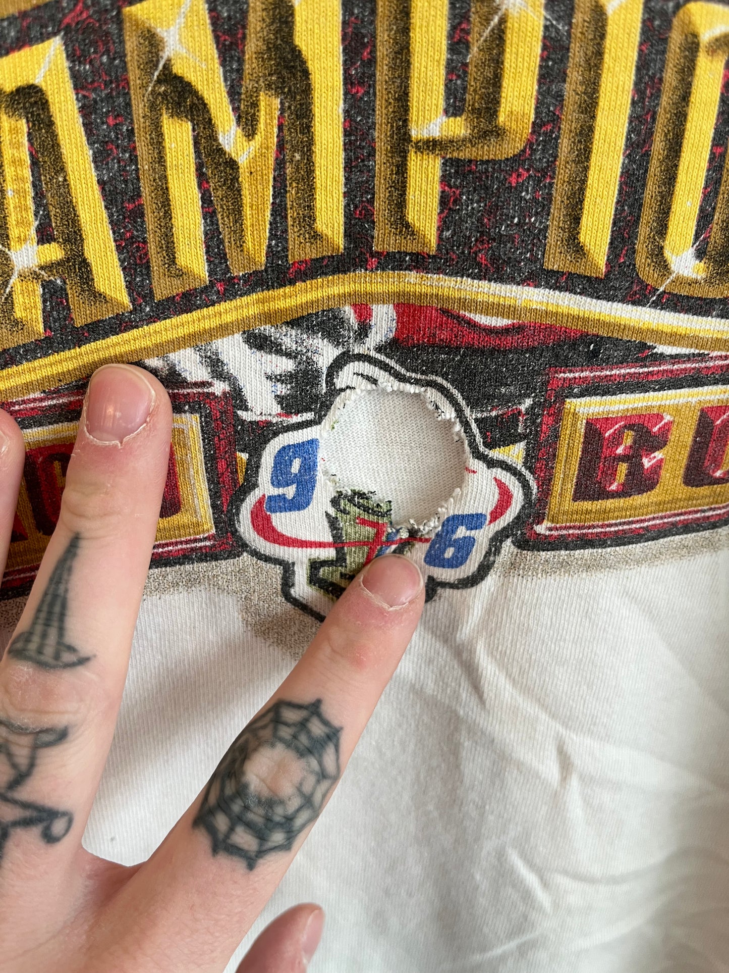 1996 Chicago Bulls NBA Champions Greatest Team Starter Tee (L)