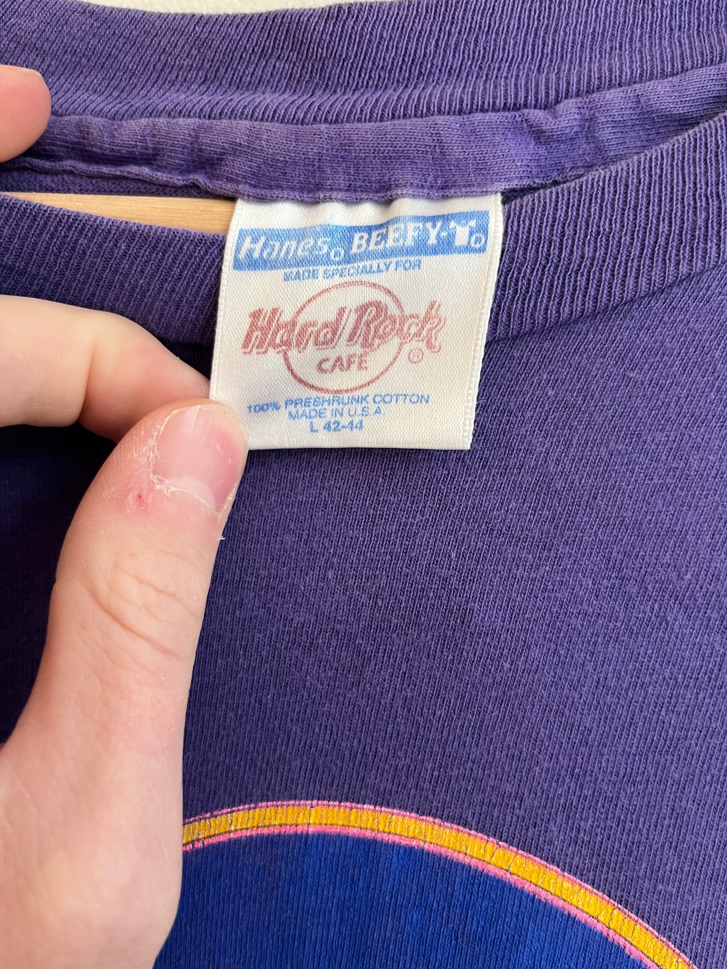Hard Rock Cafe Las Vegas Purple Tee (L)