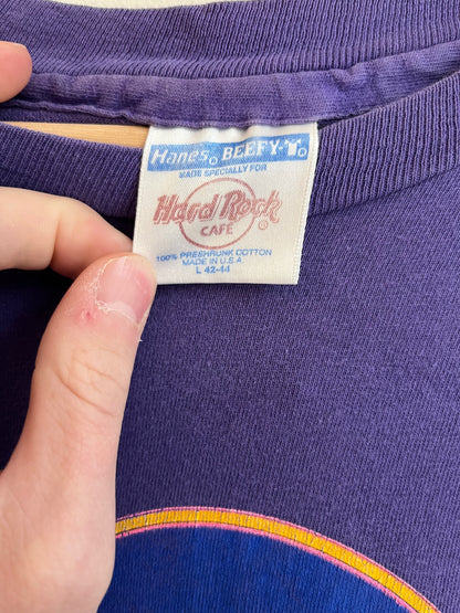 Hard Rock Cafe Las Vegas Purple Tee (L)