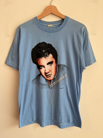 1987 Elvis Presely Unforgettable Graphic Tee (L)