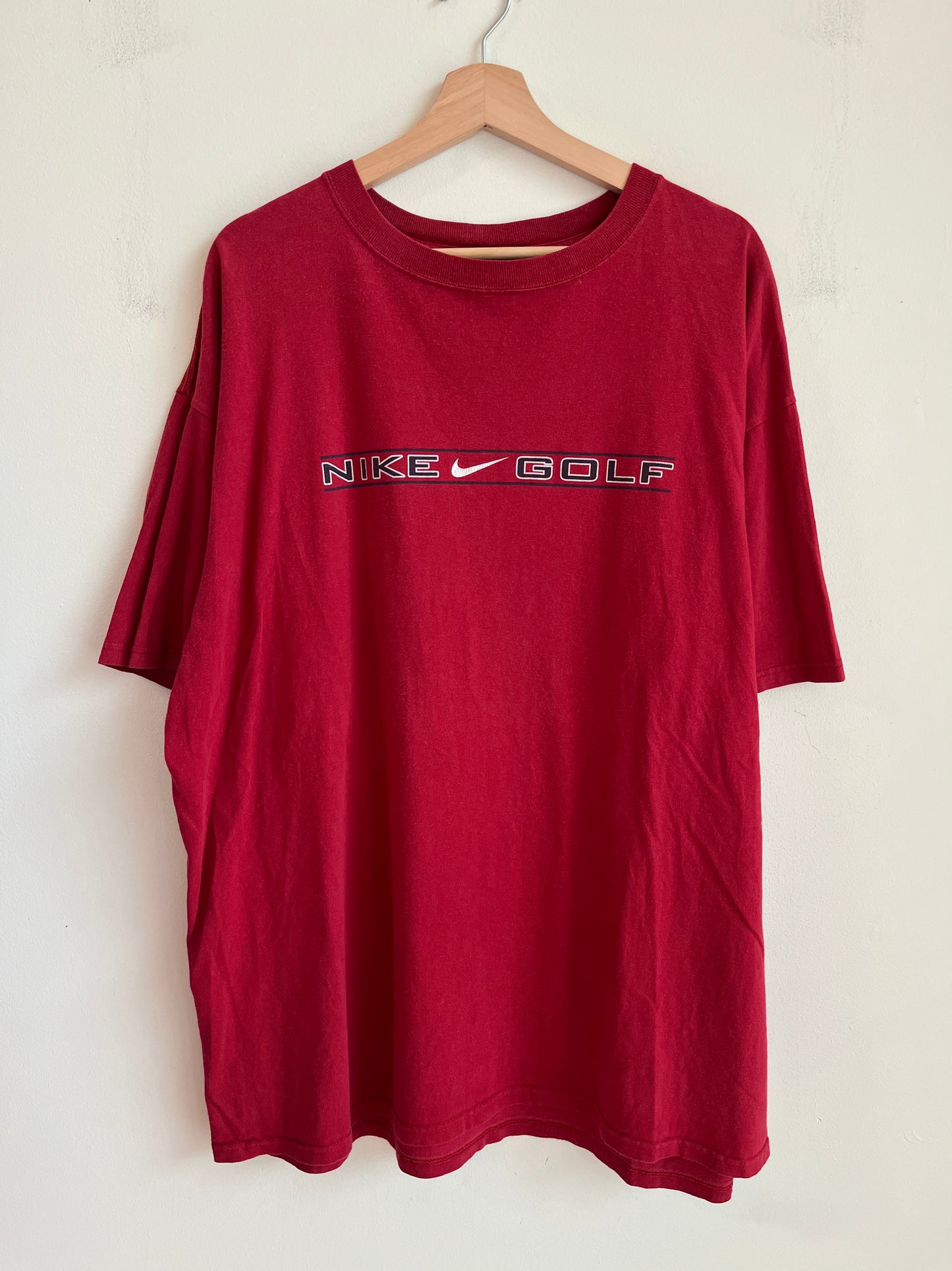 2000s Nike Golf Red Tee (XXL)