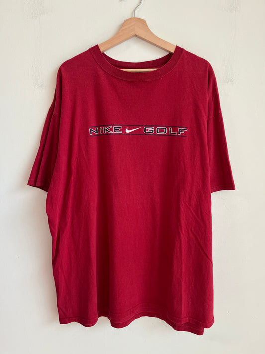 2000s Nike Golf Red Tee (XXL)