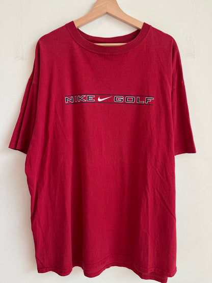 2000s Nike Golf Red Tee (XXL)