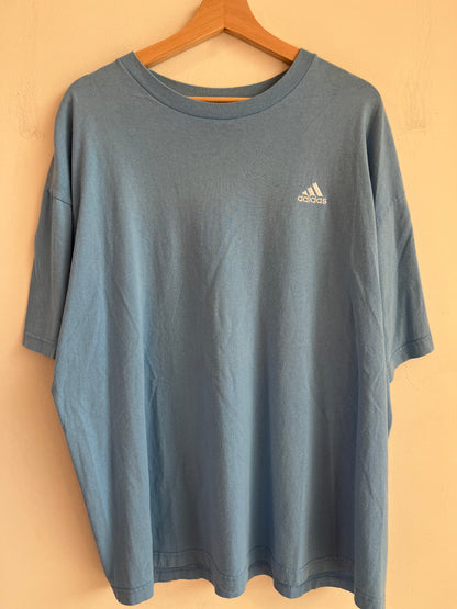 Adidas Striped Blue Tee (XL)