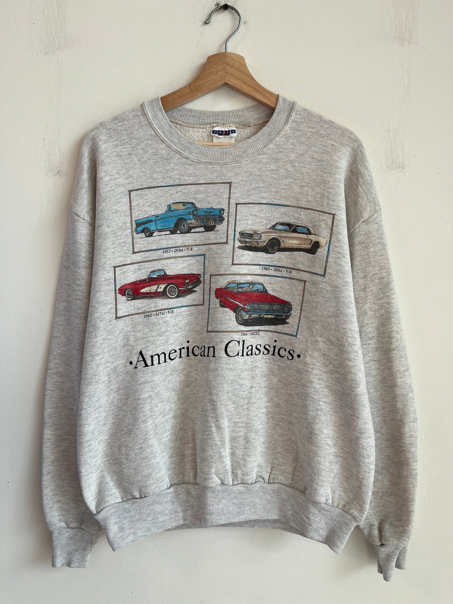 2000s American Classics Cars Grey Crewneck (L)
