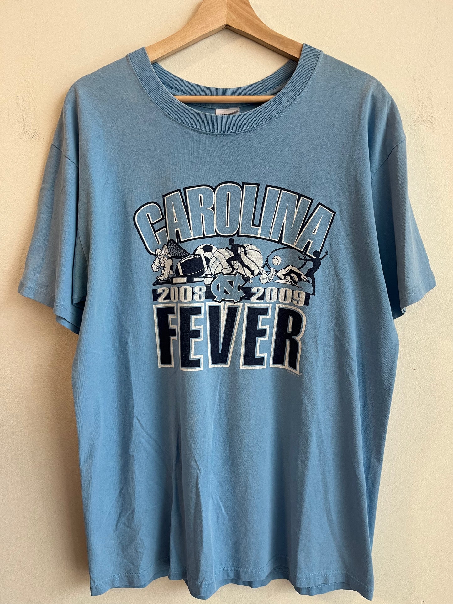 2008/2009 University of North Carolina Fever Tee (L)
