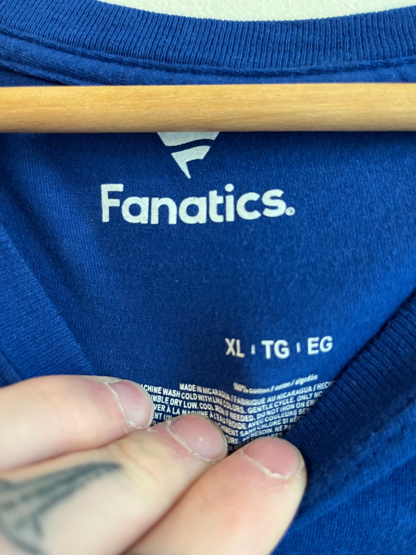 Buffalo Bills Spell Out Fantatics Tee (XL)