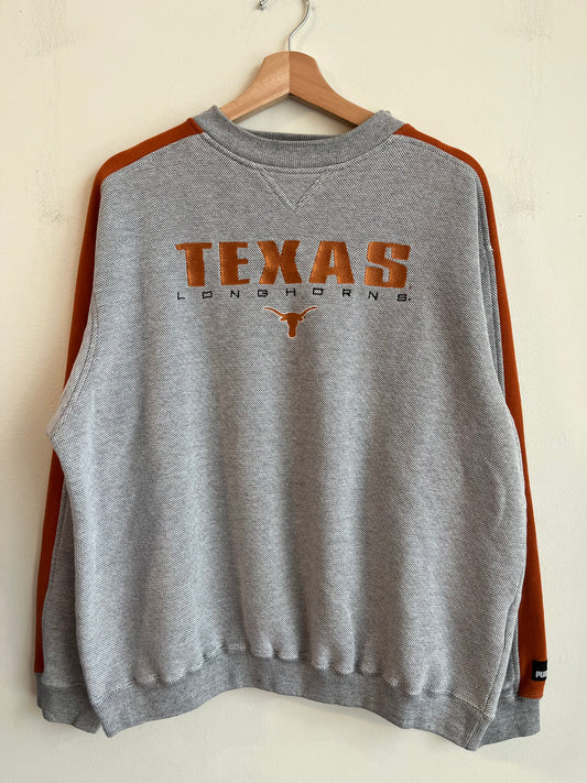 00s Texas Longhorns Puma Two Tone Crewneck (L)
