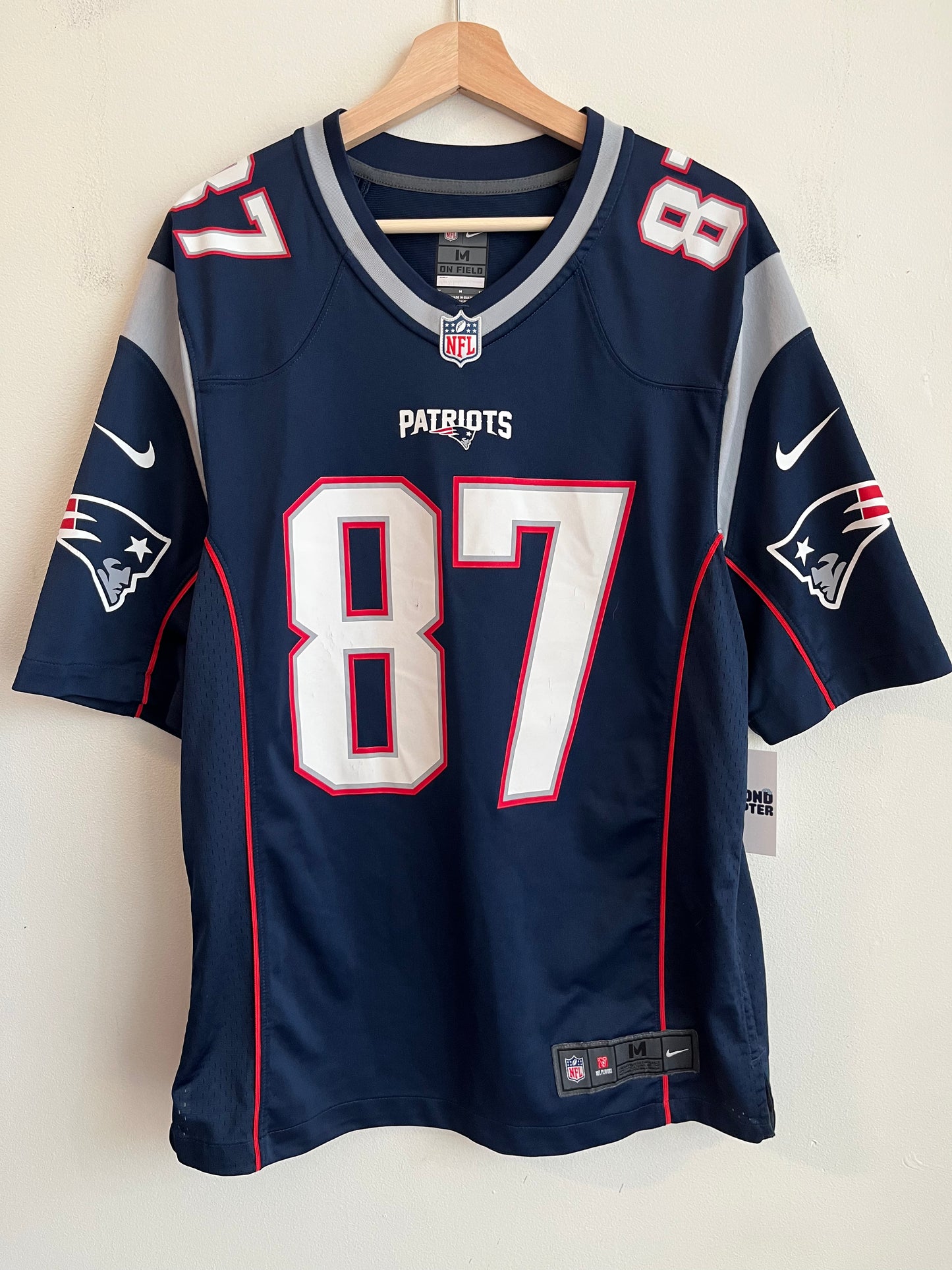 2016 New England Patriots Rob Gronkowski Home Jersey (M)