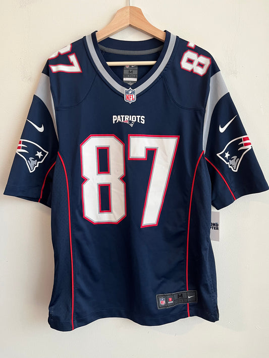 2016 New England Patriots Rob Gronkowski Home Jersey (M)