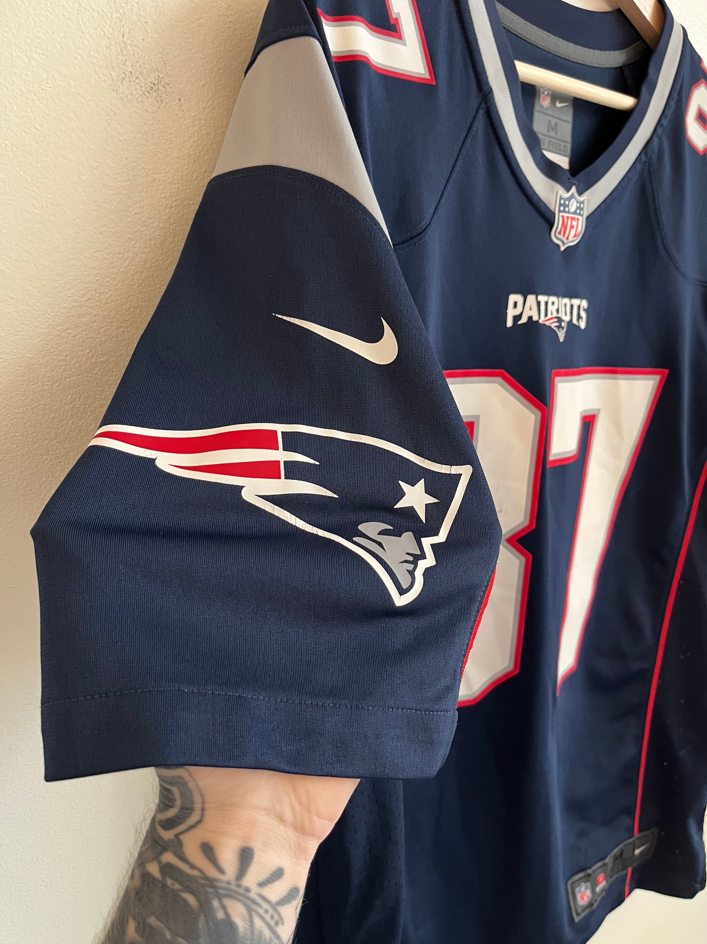 2016 New England Patriots Rob Gronkowski Home Jersey (M)