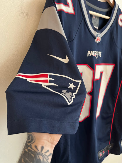 2016 New England Patriots Rob Gronkowski Home Jersey (M)