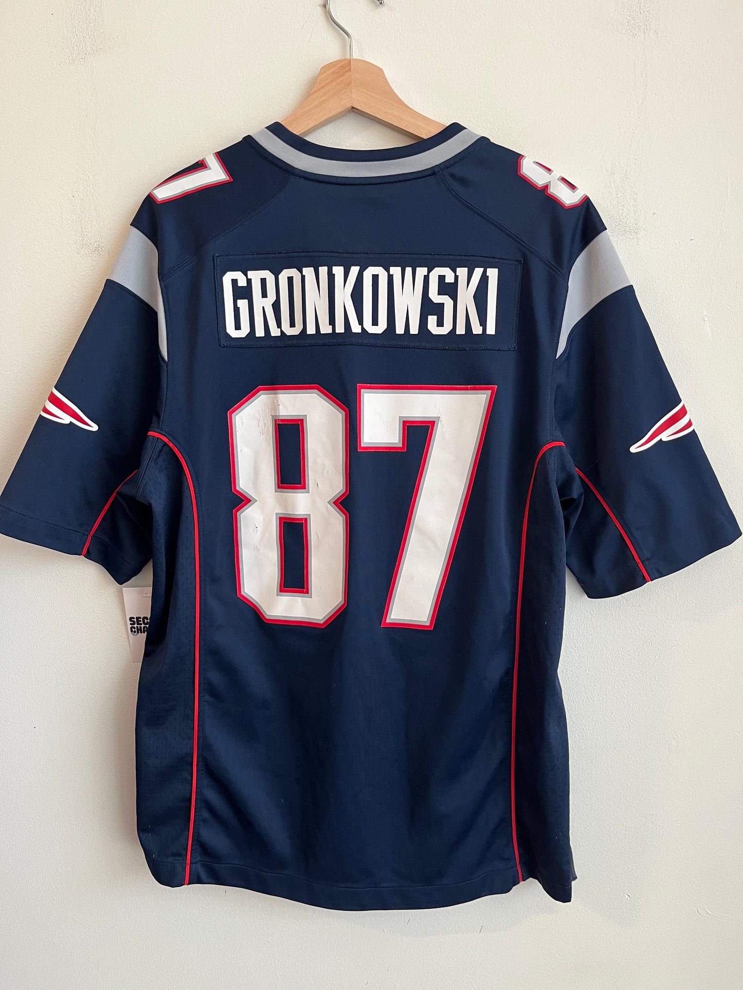 2016 New England Patriots Rob Gronkowski Home Jersey (M)