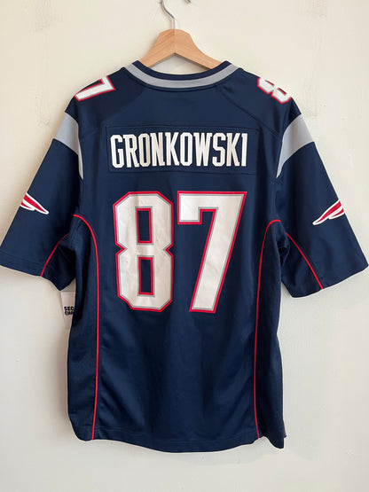 2016 New England Patriots Rob Gronkowski Home Jersey (M)