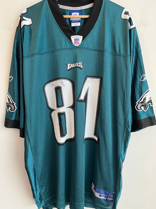 00s Philadelphia Eagles Terrell Owens Reebok Jersey (XL)