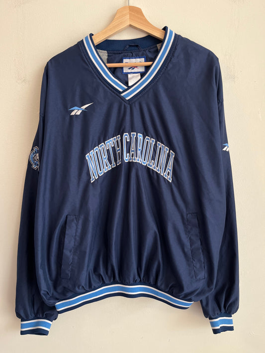 00s University of North Carolina (UNC) Tar Heel Reebok Windbreaker (L)