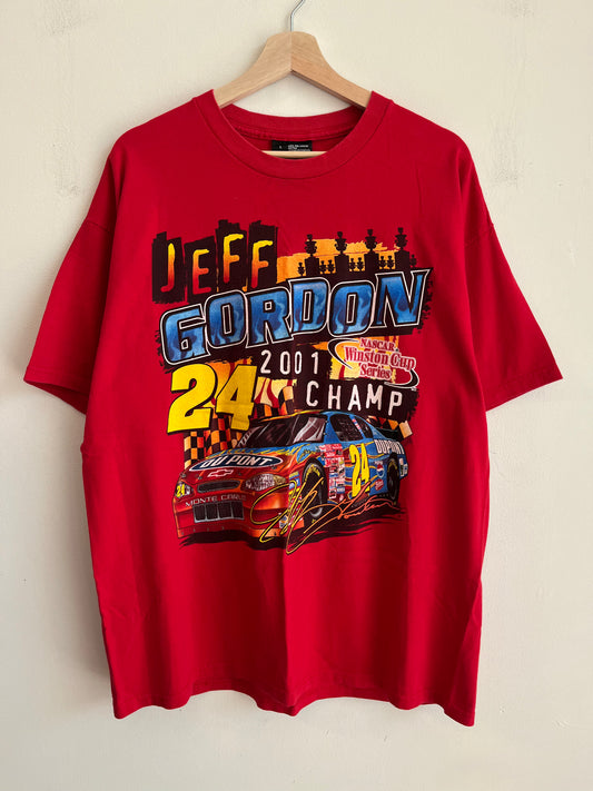 2001 Jeff Gordon Nascar Winston Cup Series Graphic Tee (L)