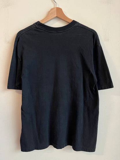 1993 Carolina Panthers Acid Wash Spell Out Tee (L)