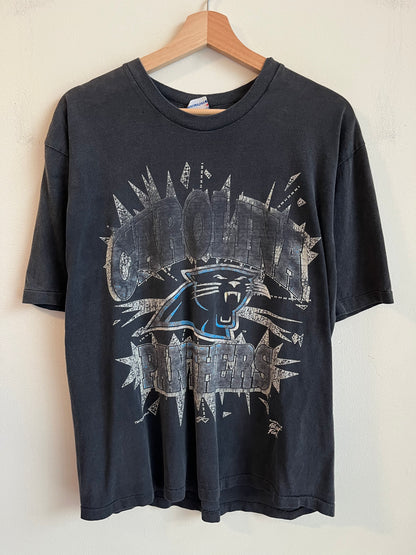 1993 Carolina Panthers Faded Warfield Shattered Graphic Tee (L)
