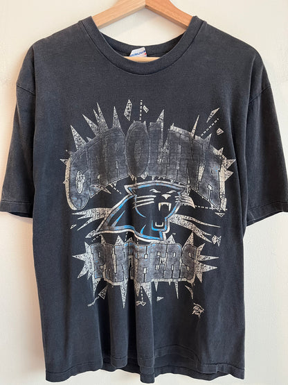 1993 Carolina Panthers Faded Warfield Shattered Graphic Tee (L)