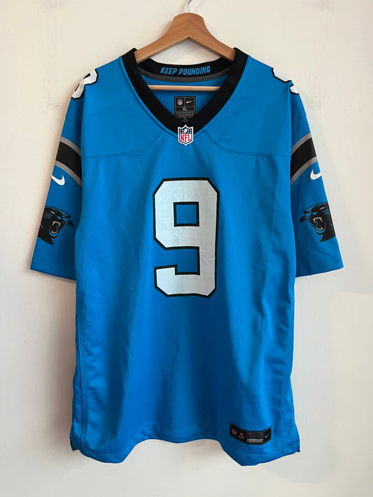 2023 Carolina Panthers Bryce Young Electric Blue Jersey (XL)