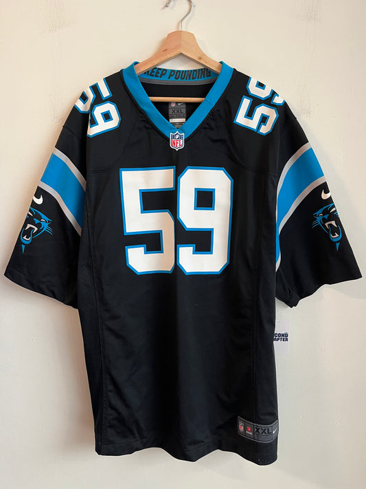 2012 Carolina Panthers Luke Kuechly Nike Home Jersey (XXL)