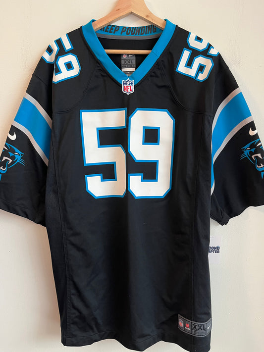 2012 Carolina Panthers Luke Kuechly Nike Home Jersey (XXL)