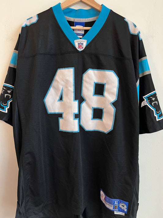 00s Carolina Panthers Stephen Davis Stitched Jersey (XL)