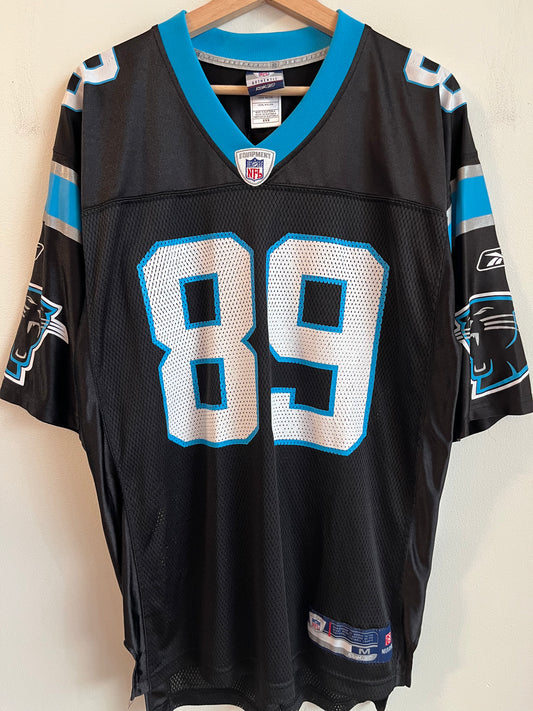 00s Carolina Panthers Steve Smith Reebok Home Jersey (M)
