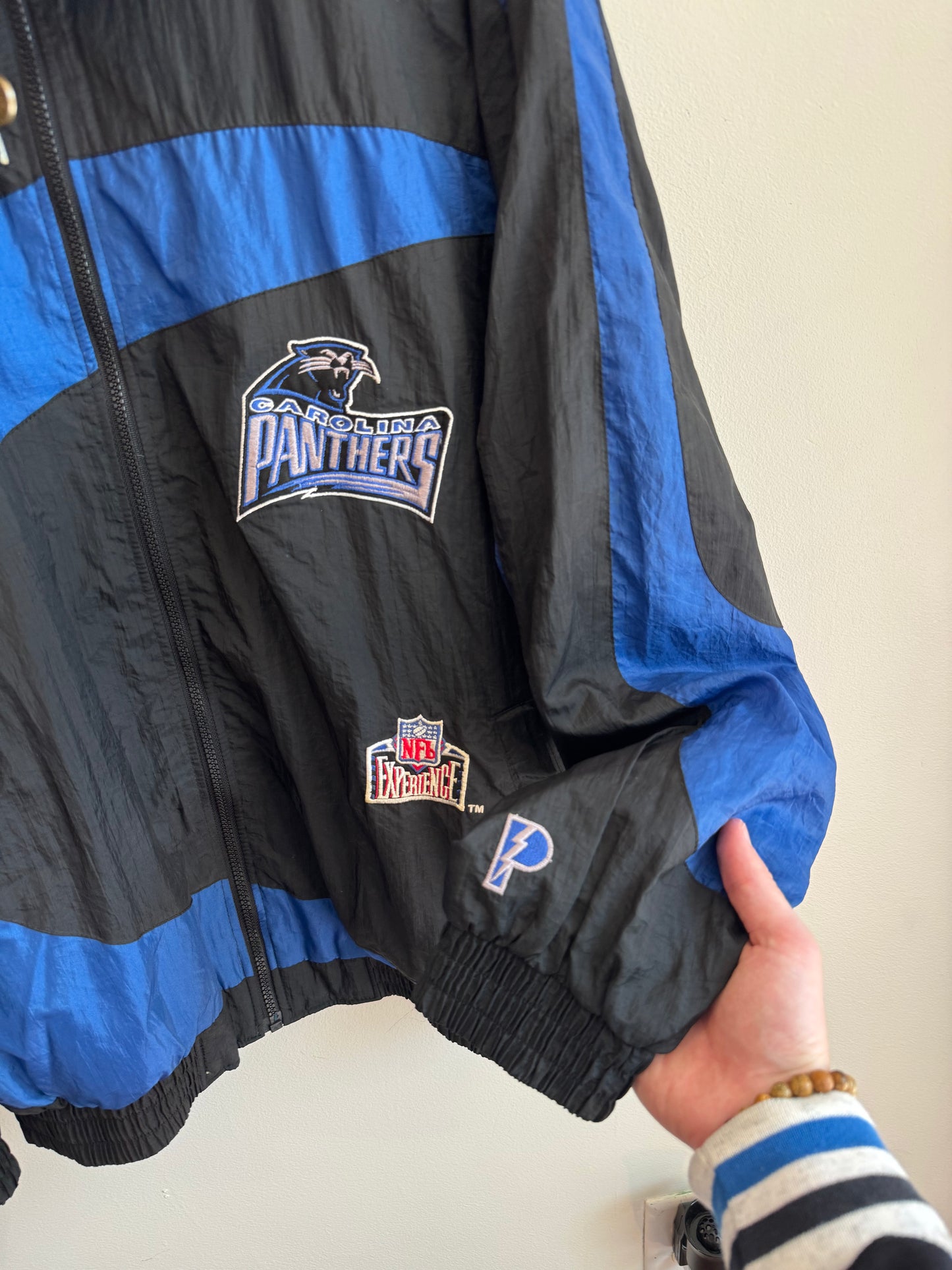 90s Carolina Panthers Pro Player NFL Experience Windbreaker (L)