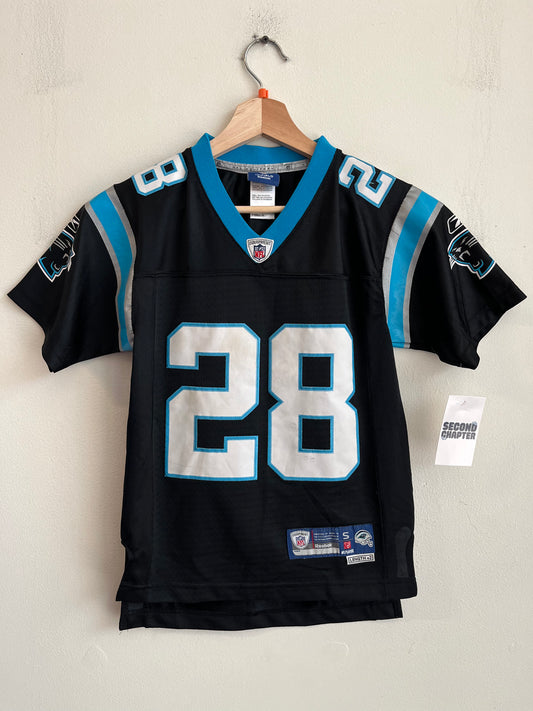 00s Carolina Panthers Jonathan Stewart Stitched Reebok Jersey (Youth S)