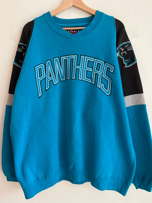 90s Carolina Panthers Galt Sand Embroidered Rare Crewneck (XL)