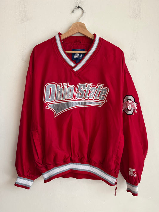 90s Ohio State University Red Starter Windbreaker (M)