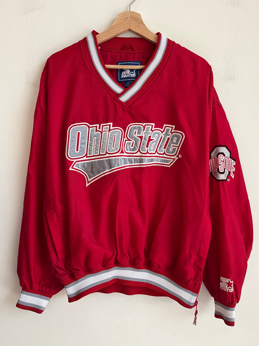 90s Ohio State University Red Starter Windbreaker (M)